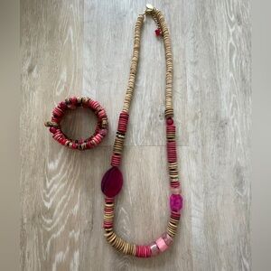 Pink necklace